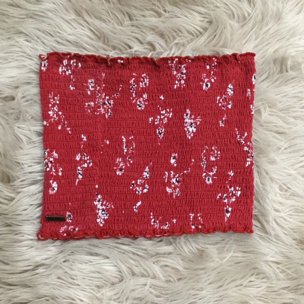 Hollister Floral Print Tube Top